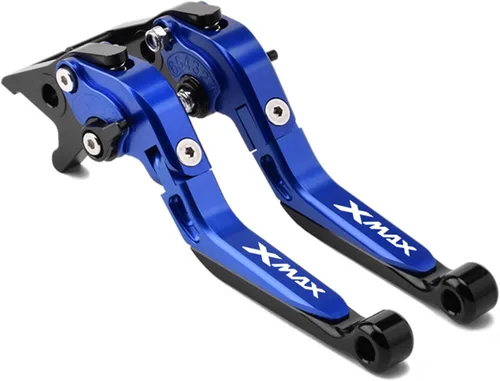 Miniatura 13 de Palancas de freno de embrague de motocicleta plegables extensibles para Yamaha Xmax X-MAX 125 250 300 400 mango de frenos ajustable (color : 1)