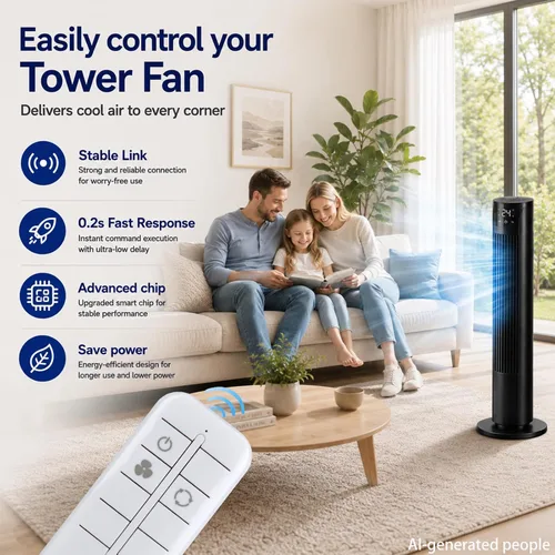 Miniatura 3 de ZWP Mando a Distancia de Repuesto para Ventilador de Torre Honeywell HYF260W HYF260B HYF290B Series HYF260BC HYF290BC HYF290BCM1 HYF260 HYF290