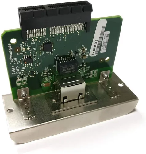 Miniatura 3 de PARTS P1037974-001 Tarjeta de red interna con cable para Zebra ZT210 ZT220 ZT230 ZT200 Series Impresora Térmica Servidor de Impresión Ethernet Port