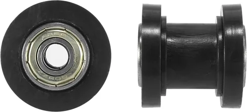 Miniatura 5 de Motoforti 2 unidades de rodillo tensor de cadena de 0.315 pulgadas (0.315 in), polea tensora para motocicletas, Dirt Pit Bike Negro