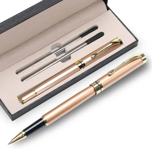 Miniatura 12 de YIVONKA Bolígrafos de lujo, el mejor juego de regalo para hombres y mujeres, profesional, ejecutivo, oficina, bonitos, caja de regalo, bolígrafo 2