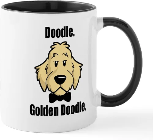 Miniatura 22 de CafePress I Love My Doodle Mugs - Taza de café de cerámica, taza de té, 11 onzas