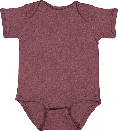 Miniatura 123 de RABBIT SKINS, Body de manga corta de jersey fino suave para bebé