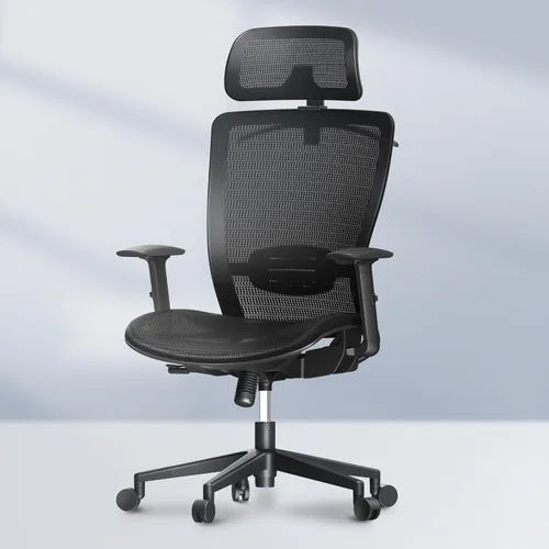 Miniatura 11 de FLEXISPOT Silla de oficina ergonómica con reposapiés, silla de computadora de malla de respaldo alto, sillas de escritorio para oficina en casa