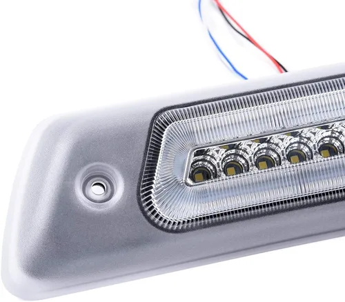 Miniatura 4 de GRAND ORANGE Tercera luz de freno LED compatible con Ford F150 2009-2014 Luz de freno trasero de montaje alto, lámpara de carga, carcasa cromada