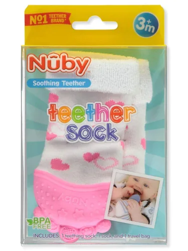 Miniatura 2 de Nuby calmante dentición, 5", A. Corazones rosados