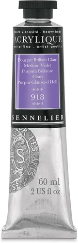 Miniatura 104 de Sennelier Acrílico para artistas extrafinos, 2.0 fl oz, luz verde cromo S3