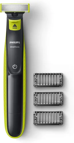 Philips Recortadora y afeitadora eléctrica híbrida OneBlade QP2520