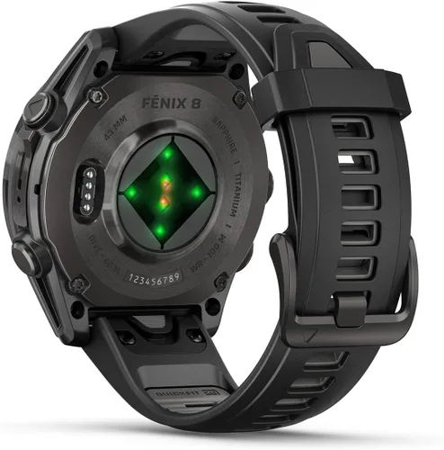 Miniatura 9 de PlayBetter Garmin Fenix 8 AMOLED Sapphire (43mm, Titanio DLC gris carbón) Reloj inteligente multideporte GPS con pantalla AMOLED de zafiro