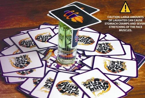 Miniatura 2 de INI Juego de cartas Ring of Fire Divertido juego de beber para fiesta de adultos Juegos de cartas para noche de juegos, despedida de soltera