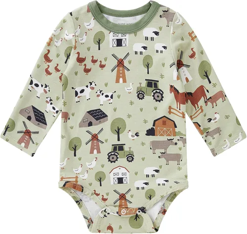 Miniatura 177 de pureborn Mameluco de algodón súper suave para bebés niños y niñas de 0 a 24 meses