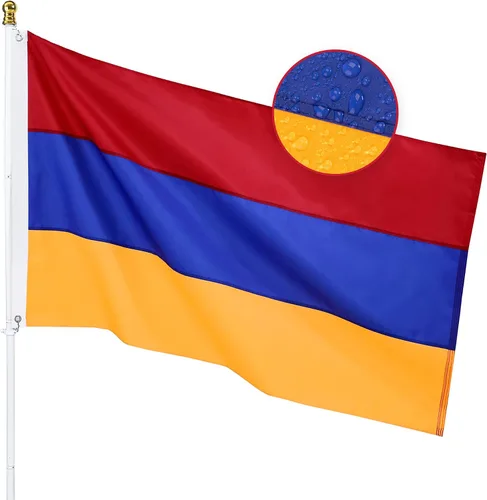 Miniatura 11 de Bandera de México de 3 x 5 pies para exteriores, nailon resistente, rayas cosidas, a prueba de decoloración, de larga duración, bandera nacional