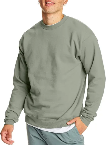 Miniatura 13 de Hanes EcoSmart - Sudadera de forro polar con cuello redondo para hombre, disponible en tallas grandes y altas, paquete de 1 o 2