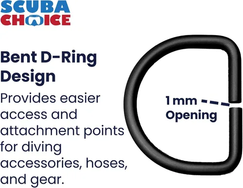 Miniatura 3 de Scuba ChoiceScuba Choice Aluminum BCD D-Ring Set