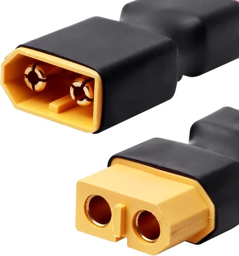 Miniatura 5 de Youme 4 piezas macho Deans T a hembra Tracxas conector sin cables adaptador enchufe compatible con Traxxass RC Car Truck Boat NiMH Lipo cargador