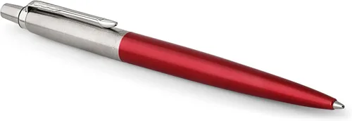 Parker Jotter Bolígrafo de acero inoxidable CT bolígrafo, con caja de regalo, Rojo y cromado
