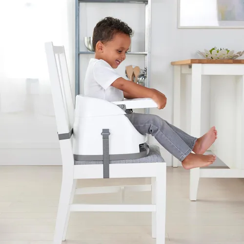 Miniatura 7 de Ingenuity Asiento base para bebé 2-en-1 con bandeja auto-guardable para alimentación y piso - Cielo nocturno Noche estrellada