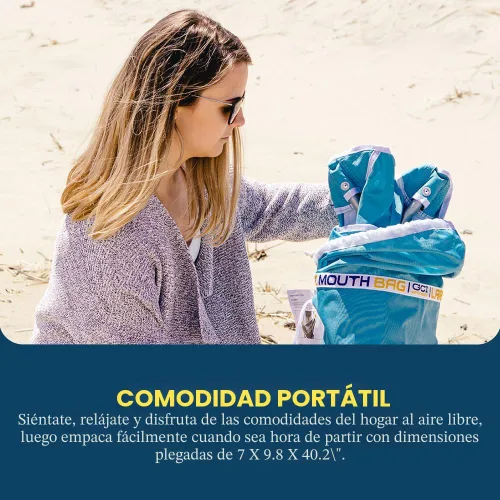 Miniatura 5 de GCI Outdoor Waterside Pod Rocker - Mecedora para exteriores con toldo parasol