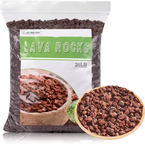 Miniatura 11 de Rocas de lava roja para plantas, 100% roca volcánica pura, sin tintes ni productos químicos, el mejor aderezo para plantas suculentas de cactus