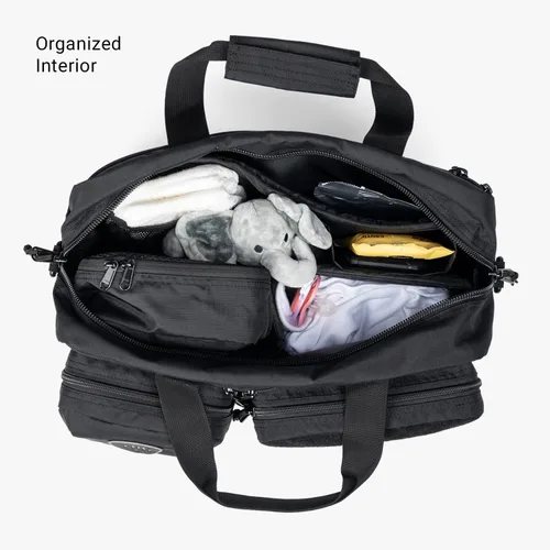 Miniatura 7 de Tactical Baby Gear Bolsa de pañales táctica de 4ª generación para papás con cambiador incluido, correas para cochecito
