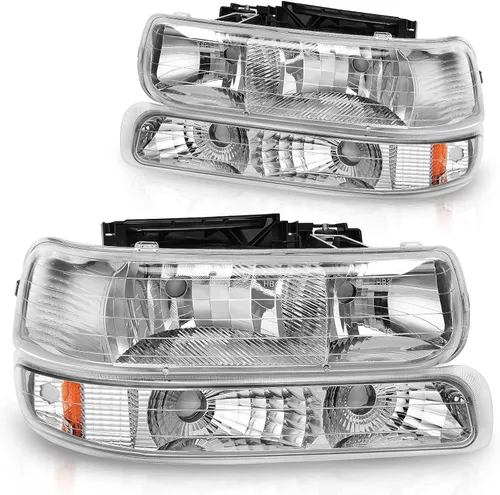 Miniatura 8 de DWVO Faros delanteros LED DRL compatibles con Chevy Silverado 1999-2002 1500 2500/2001-2002 Chevy Silverado 1500HD 2500HD 3500/2000-2006 Tahoe LED