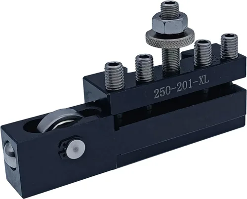 Miniatura 3 de 2 piezas de torno de torneado y enfrentamiento soporte para herramientas BXA cambio rápido y 1 herramienta de bruñido y rodamiento de torno