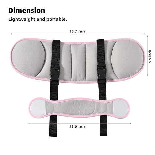 Miniatura 6 de LETTON Soporte para la cabeza del asiento de automóvil para niños, correa ajustable para la cabeza del asiento de automóvil para niños, solución