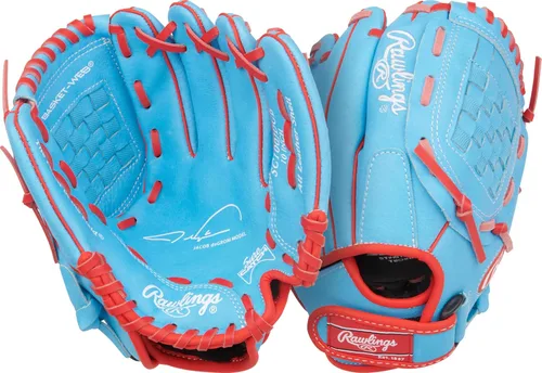 Miniatura 28 de Rawlings Guante de béisbol y sóftbol Sure Catch Modelos de T-Ball, para jóvenes y adultos recreativos Múltiples tallas y estilos