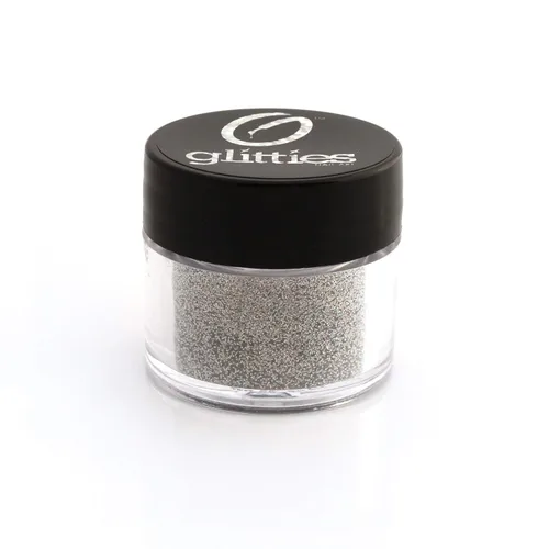 Miniatura 37 de Polvo de escarcha fina .008, botes de 0.35 onzas, para uñas, brillo metálico