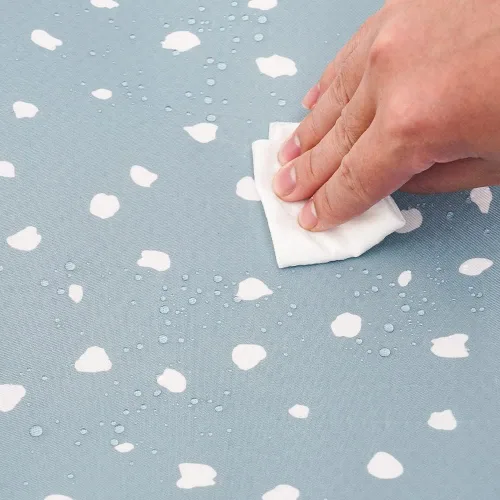 Miniatura 4 de HappyFlute - Tapete de salpicaduras para debajo de la silla alta, artes, manualidades, tiempo de juego, impermeable y lavable para suministros