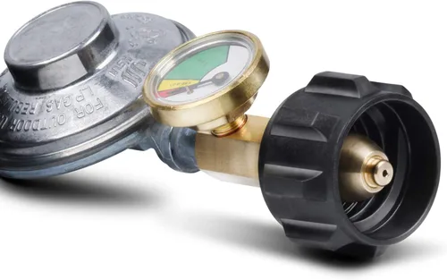 Miniatura 5 de GasSaf Regulador de propano divisor en Y de 2 pies, kit de regulador de baja presión de 2 mangueras para la mayoría de parrillas de gas LP