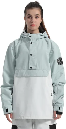 Miniatura 10 de Chaquetas de esquí para hombre, abrigos de snowboard para mujer, chaqueta impermeable para deportes de invierno, resistente al viento, cálida