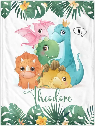 Miniatura 29 de Manta de bebé personalizada para niñas y niños, manta de bebé personalizada con nombre, mantas de regalo personalizadas súper suaves para niños