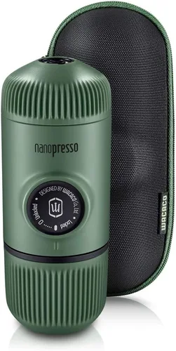 Miniatura 9 de WACACO Nanopresso Cafetera de Espresso Portátil con Funda, Mini Cafetera de Viaje, Perfecta para Camping, Viajes y Oficina (Elements Arctic Blue)