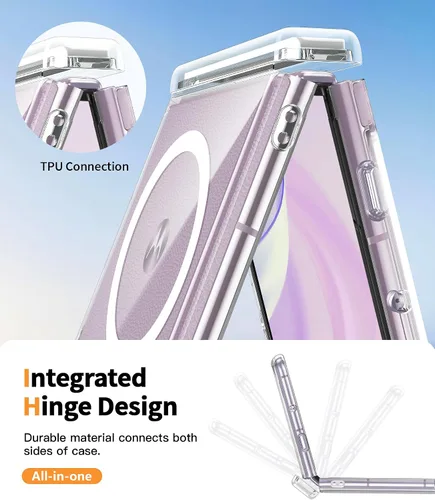 Miniatura 897 de FNTCASE Funda para iPhone 13 Pro-Max: Fundas magnéticas transparentes compatibles con Magsafe Slim anti amarillamiento protección contra caídas