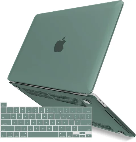 Miniatura 15 de IBENZER Compatible con Funda para MacBook Pro de 15 Pulgadas 2019 2018 2017 2016 A1990 A1707, Funda Rígida de Plástico con Cubierta de Teclado