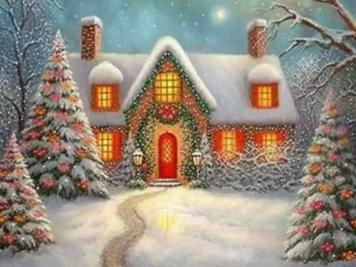 Miniatura 11 de VAIIEYO Kits de arte de diamantes para adultos, Papá Noel, kit de arte de diamantes 5D para principiantes, Navidad, pintura de bricolaje