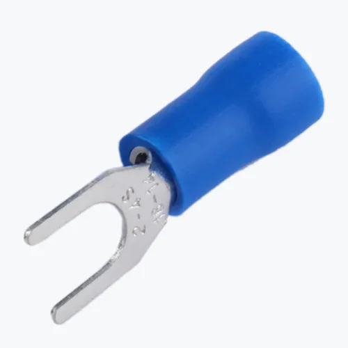 Conectores de alambre de pala de horquilla aislados 16-14AWG, kit de terminales de crimpado eléctrico tipo U para cable de 1.5-2.5 mmq Tornillo de