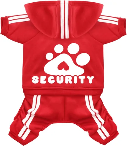 Miniatura 9 de Sudadera de seguridad con capucha para perros de 4 patas - Mono con sudadera - Sudaderas - Ropa suave y cálida para perros - Suéter con capucha