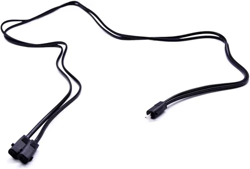 Fromann 47 pulgadas 2 Pin Splitter Cable de alimentación Y 2 motores a 1 fuente de alimentación para sillas reclinables y elevadoras eléctricas