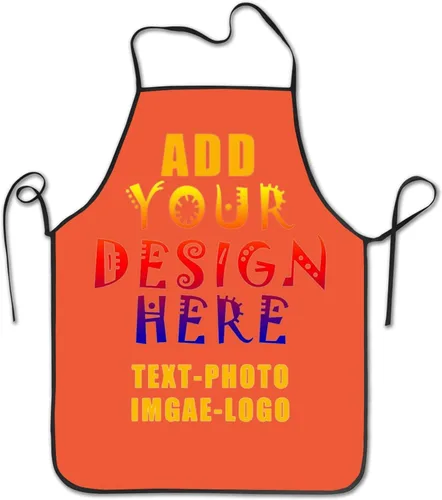 Miniatura 9 de Delantal personalizado personalizado para mujeres y hombres, delantales de cocina para cocinero, nombre personalizado, texto, logotipo, imagen