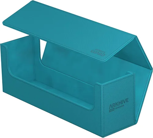 Miniatura 2 de Ultimate Guard Arkhive 400+, Estuche para Mazo para 400 Cartas TCG con Doble Funda, Petrol, Compatible con Boulders, Cierre Magnético y Forro