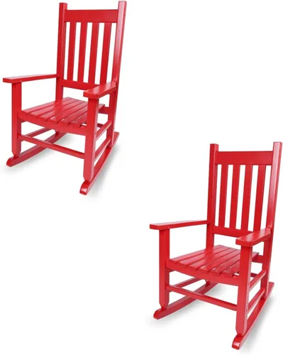 Miniatura 10 de Mecedora de madera para niños, cómoda mecedora reclinable para niños de 3 a 6 años, silla de descanso para bebés y niños, sala