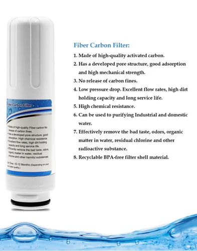 Miniatura 5 de Filtro de agua de carbono activo interno de repuesto para pH3.5 ~ 10.5 ionizador de agua alcalina AG7.0 solamente