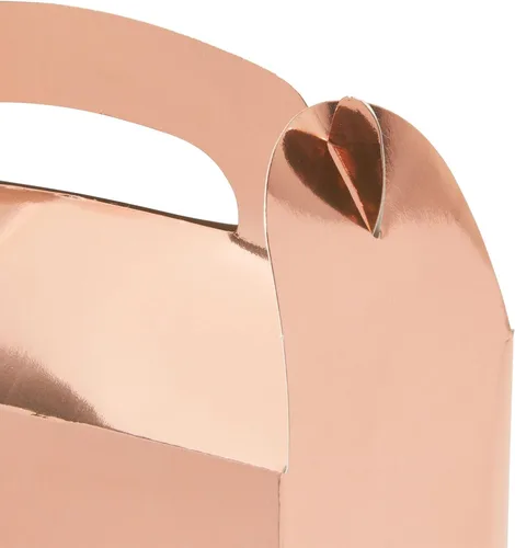 Miniatura 5 de Juvale Cajas de regalo a dos aguas de oro rosa – Caja de cartulina duradera de 10.58 oz/m² – para regalos de despedida de soltera – Contenedores a