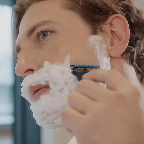 Miniatura 3 de Bolin Webb Generation Razor & Stand - Maquinillas de afeitar de lujo para hombres con 5 cuchillas Gillette Fusion, maquinilla de afeitar de aluminio