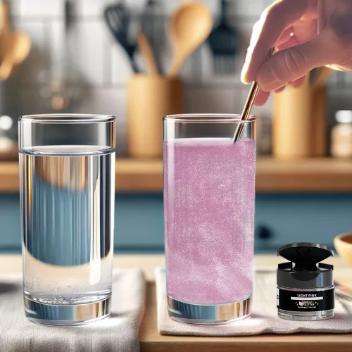 Miniatura 7 de Brew Glitter - Purpurina comestible rosa claro para bebidas, cócteles, cerveza y bebidas 1 frasco de 4g