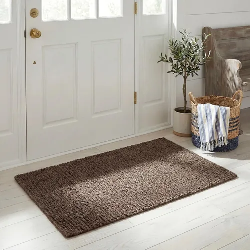 Miniatura 65 de SAFAVIEH Alfombra 9x12 - Colección de fibra natural - Grande - Marrón, Yute hecho a mano, estilo granja, textura gruesa de pelo grueso (NF447D)
