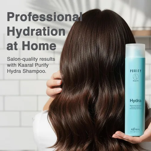 Miniatura 5 de Kaaral Purify Hydra Champú Hidratante - Cuidado hidratante natural para cabello seco o teñido - Seguro para mujeres y hombres - Suaviza y revive