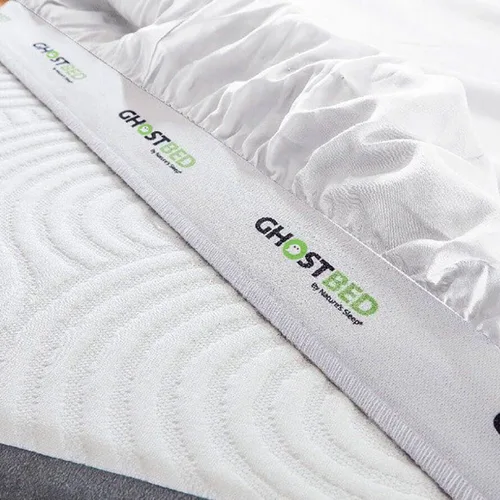 Miniatura 2 de GhostBed Queen Cooling - Juego de sábanas de lujo de algodón Supima y Tencel, resistente a las arrugas, con bolsillos profundos, 4 piezas